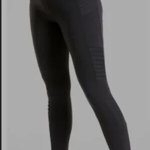 Athleta Black Delancey Moto Tight
